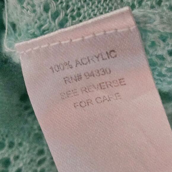 Lightweight Open Knit Cardigan Sweater Size Medium - Picture 4 of 4